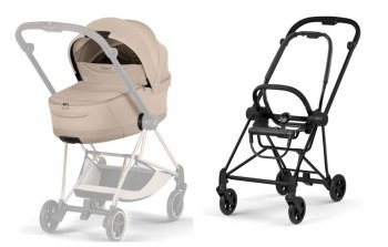 Коляска для новорожденного Cybex Mios IV 2026 Cozy Beige (шасси на выбор) шасси Matt Black