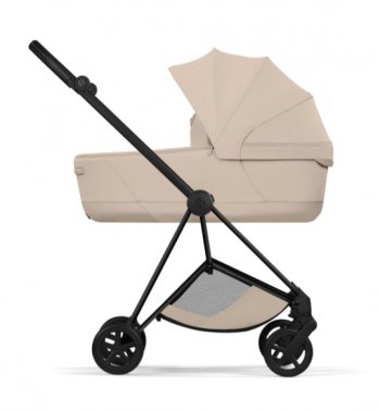 Коляска для новорожденного Cybex Mios IV 2026 Cozy Beige (шасси на выбор) шасси Matt Black