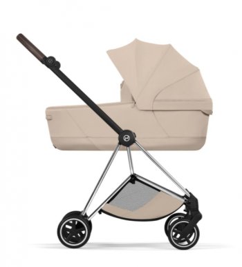 Коляска для новорожденного Cybex Mios IV 2026 Cozy Beige (шасси на выбор) шасси Chrome Brown
