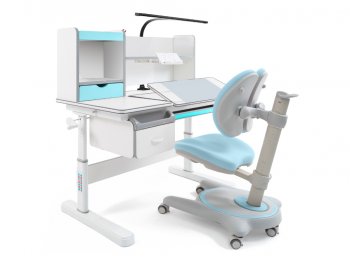 Комплект парта ErgoKids Florida (EVO-52) + кресло Ortoback Duo (Y-510)