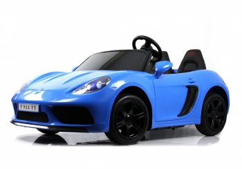 Детский электромобиль Rivertoys Porsche Cayman T911TT Синий