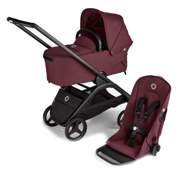 Детская коляска 2 в 1 Bugaboo Dragonfly Complete Dark Cherry