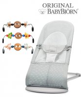 Детский шезлонг Babybjorn Balance Soft Mesh с игрушкой 