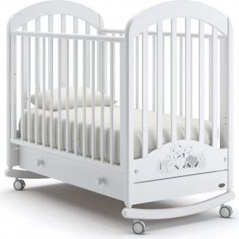 Детская кровать Nuovita Grano dondolo белый