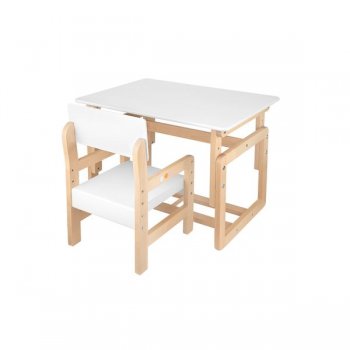 Комплект детский Kettler &quot;стол + стул&quot; KETT-UP ECO Снупи Натур/белый