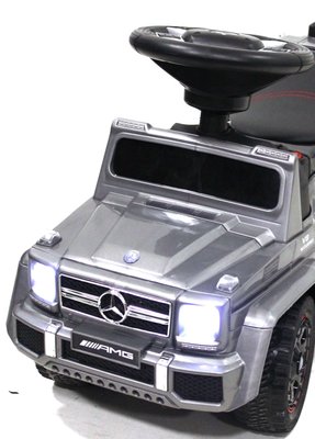 Толокар-электромобиль Rivertoys Mercedes-Benz A010AA-H Серый глянец