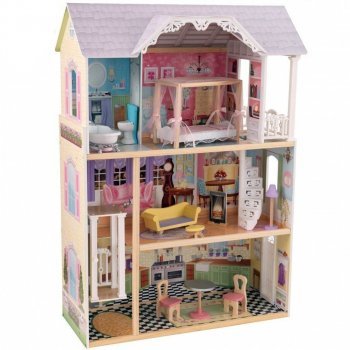 Трехэтажный дом из дерева для Барби KidKraft &quot;Кайли&quot; , с мебелью 10 предметов (65869_KE) KidKraft "Кайли"