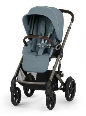 Прогулочная коляска Cybex Talos S Lux на шасси Taupe Stormy Blue new