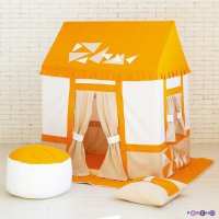Текстильный домик-палатка с пуфиком для девочек и мальчиков Paremo Замок Сомерсет PCR116-03 3