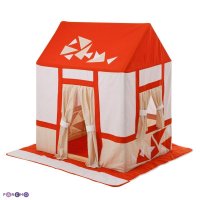 Текстильный домик-палатка с пуфиком для девочек и мальчиков Paremo Замок Сомерсет PCR116-03 4