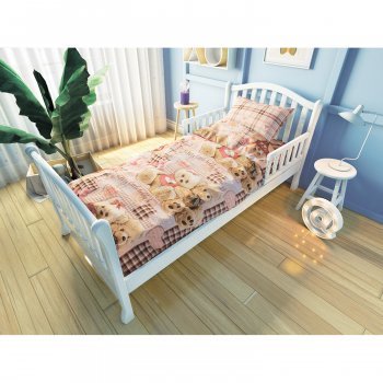 Комплект постельного белья для подростковой кровати Nuovita Плюшевый мишка 2 предмета При покупке отдельно