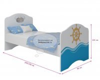 Детская кровать ABC King (Advesta) Ocean для мальчика 3