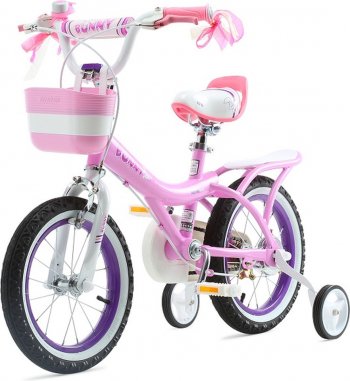 Детский велосипед Royal Baby Bunny Girl Steel 14&quot; Розовый