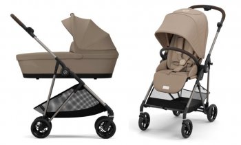 Коляска 2 в 1 Cybex Melio Almond Beige