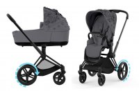 Коляска 2 в 1 Cybex Priam и e-Priam IV FE Simply Flowers Dream Grey (шасси на выбор) 4