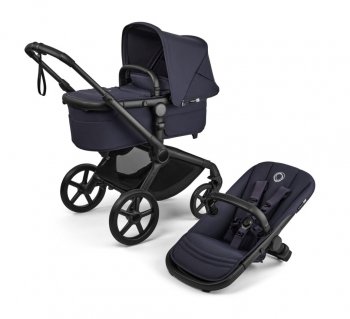 Детская коляска 2 в 1 Bugaboo Fox 5 Renew Сomplete Black/Deep Indigo/Deep Indigo