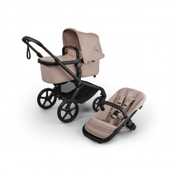 Детская коляска 2 в 1 Bugaboo Fox 5 Renew Сomplete Black/Desert Taupe /Desert Taupe