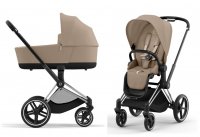 Коляска 2 в 1 Cybex Priam и e-Priam IV Cozy Beige (шасси на выбор) 1