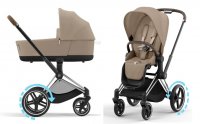 Коляска 2 в 1 Cybex Priam и e-Priam IV Cozy Beige (шасси на выбор) 2