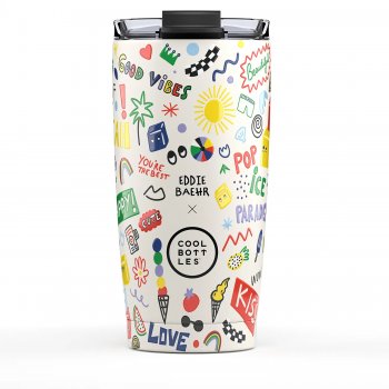 Термокружка Cool Bottles Tumbler 550 мл Eddie Baehr Good Vibes