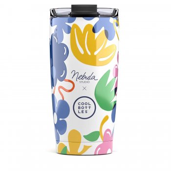 Термокружка Cool Bottles Tumbler 550 мл Nebula Studio Floral Madness