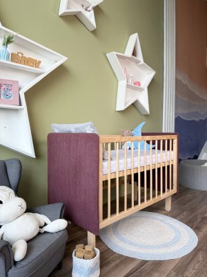 Кровать-качалка для новорожденных Dreams Soft Розовый