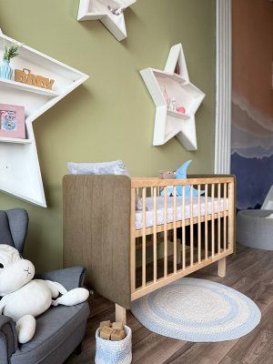 Кровать-качалка для новорожденных Dreams Soft Бежевый