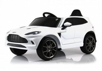 Детский электромобиль Rivertoys Aston Martin (P888PP) с дистанционным управлением (Лицензионная модель) белый