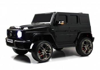 Детский электромобиль Rivertoys Mercedes-AMG G63 (G111GG) Черный глянец