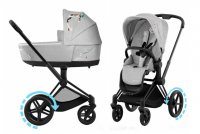 Коляска 2 в 1 Cybex Priam и e-Priam IV Koi FE Koi Crystallized (шасси на выбор) 5