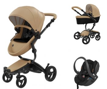 Коляска 3 в 1 Mima Xari 4G Latte (Starter Pack и шасси на выбор)
