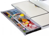 Комплект парта Mealux Vancouver Multicolor (BD-620 W/MC) + кресло Mealux Ortoback (Y-508) 8