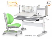 Комплект стол Mealux Vancouver Multicolor (BD-620 W/MC) + кресло Mealux Ortoback (Y-508) 3