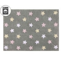Стираемый ковер LorenaCanals Триколор Звезды Stars Tricolor 120*160 2