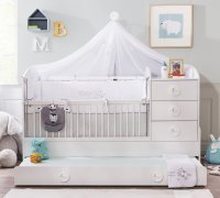 Детская кровать -трансформер Cilek Baby Cotton SL с родительской кроватью (80x180 см) 20.24.1015.00 2