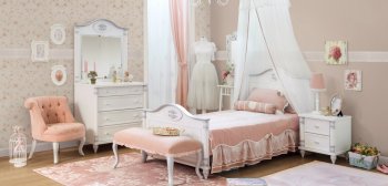 Комната для подростка Cilek Romantic (4 предмета) с кроватью XL Romantic 