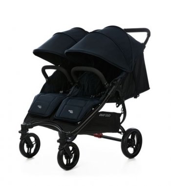 Коляска для двойни Valco Baby Snap Duo Flatt Matt Deep Blue