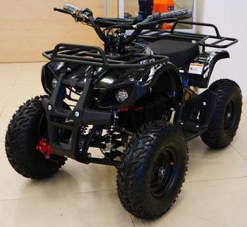 Детский квадроцикл на аккумуляторе MOTAX Mini Grizlik Х-16 Big Wheel 1000W Чёрный