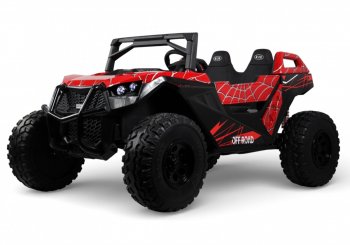 Детский электромобиль A707AA LUX NEW 4WD Красный Spider