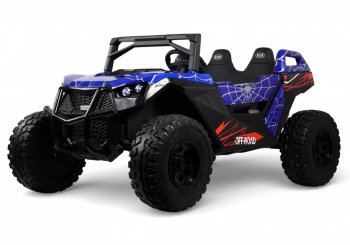 Детский электромобиль A707AA LUX NEW 4WD Синий Spider