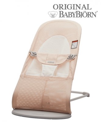 Детский шезлонг Babybjorn Balance Soft Mesh 0051.42/Pearly Pink/White