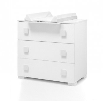 Тумба Erbesi Evolution с пеленальным матрасиком Белый