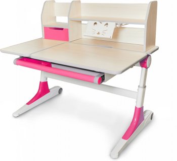 Детский стол Mealux Ontario ( EVO-600) Розовый