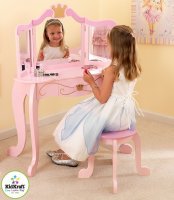 Туалетный столик (трельяж) с зеркалом для девочки KidKraft 
