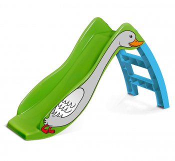 Игровая горка Sheffilton Гусь Зеленый /голубой