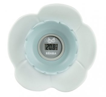 Цифровой термометр для воды и воздуха Beaba Lotus (Беба Лотус) Green Blue/при покупке с продукцией Beaba